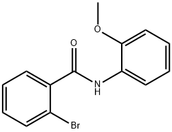 2-bromo-N-(2-methoxyphenyl)benzamide 化学構造式