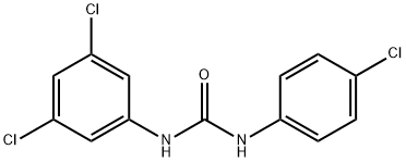 N-(4-chlorophenyl)-N'-(3,5-dichlorophenyl)urea Structure