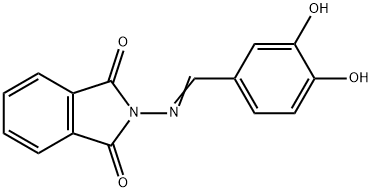 2-[(3,4-dihydroxybenzylidene)amino]-1H-isoindole-1,3(2H)-dione,304455-93-4,结构式