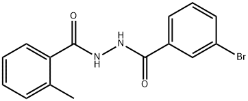 N'-(3-bromobenzoyl)-2-methylbenzohydrazide Struktur