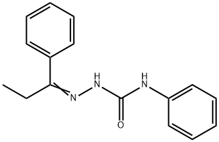 1-phenyl-1-propanone N-phenylsemicarbazone Structure