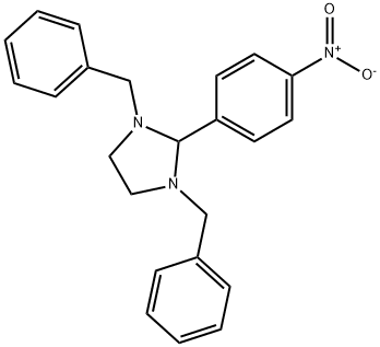 1,3-dibenzyl-2-{4-nitrophenyl}imidazolidine|