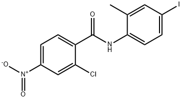 2-chloro-4-nitro-N-(4-iodo-2-methylphenyl)benzamide|