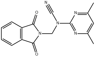 4,6-dimethyl-2-pyrimidinyl[(1,3-dioxo-1,3-dihydro-2H-isoindol-2-yl)methyl]cyanamide|