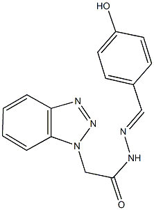 305353-56-4 2-(1H-1,2,3-benzotriazol-1-yl)-N'-(4-hydroxybenzylidene)acetohydrazide