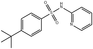 4-tert-butyl-N-(2-pyridinyl)benzenesulfonamide Struktur