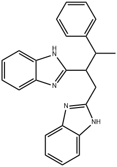 2-[1-(1H-benzimidazol-2-ylmethyl)-2-phenylpropyl]-1H-benzimidazole Structure