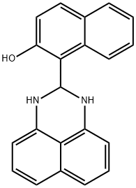 1-(2,3-dihydro-1H-perimidin-2-yl)-2-naphthol 化学構造式