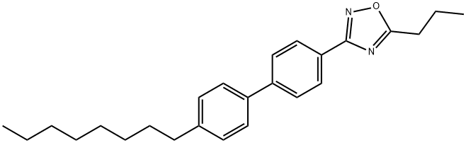 3-(4'-octyl[1,1'-biphenyl]-4-yl)-5-propyl-1,2,4-oxadiazole Structure