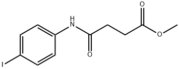 methyl 4-(4-iodoanilino)-4-oxobutanoate Struktur