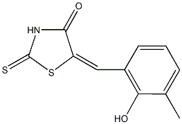 309719-73-1 5-(2-hydroxy-3-methylbenzylidene)-2-thioxo-1,3-thiazolidin-4-one