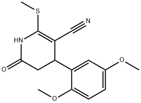 310454-27-4 4-(2,5-dimethoxyphenyl)-2-(methylsulfanyl)-6-oxo-1,4,5,6-tetrahydro-3-pyridinecarbonitrile
