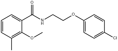 311313-94-7 N-[2-(4-chlorophenoxy)ethyl]-2-methoxy-3-methylbenzamide