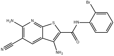 311314-39-3 3,6-diamino-N-(2-bromophenyl)-5-cyanothieno[2,3-b]pyridine-2-carboxamide