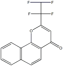2-(1,1,2,2-tetrafluoroethyl)-4H-benzo[h]chromen-4-one,311316-39-9,结构式