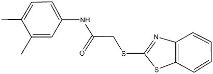 2-(1,3-benzothiazol-2-ylsulfanyl)-N-(3,4-dimethylphenyl)acetamide Structure