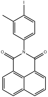 2-(4-iodo-3-methylphenyl)-1H-benzo[de]isoquinoline-1,3(2H)-dione Structure