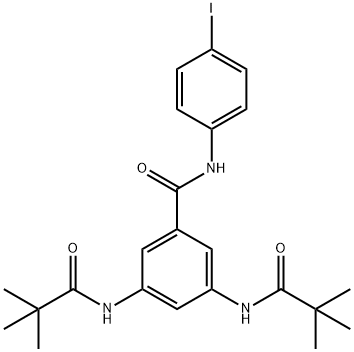 3,5-bis[(2,2-dimethylpropanoyl)amino]-N-(4-iodophenyl)benzamide Structure