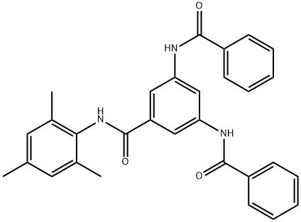 3,5-bis(benzoylamino)-N-mesitylbenzamide,312498-40-1,结构式