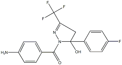 312513-15-8 1-(4-aminobenzoyl)-5-(4-fluorophenyl)-3-(trifluoromethyl)-4,5-dihydro-1H-pyrazol-5-ol