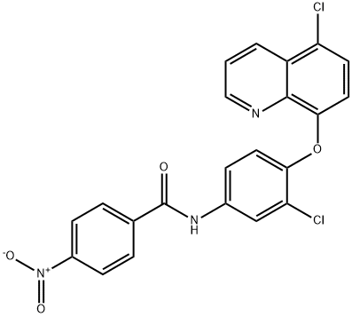 312742-68-0 N-{3-chloro-4-[(5-chloro-8-quinolinyl)oxy]phenyl}-4-nitrobenzamide