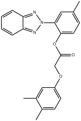 313066-93-2 2-(2H-1,2,3-benzotriazol-2-yl)-4-methylphenyl (3,4-dimethylphenoxy)acetate