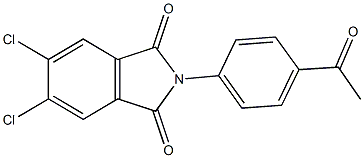 2-(4-acetylphenyl)-5,6-dichloro-1H-isoindole-1,3(2H)-dione|