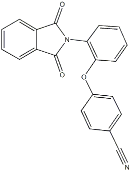 4-[2-(1,3-dioxo-1,3-dihydro-2H-isoindol-2-yl)phenoxy]benzonitrile Structure
