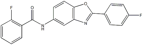 313952-41-9 2-fluoro-N-[2-(4-fluorophenyl)-1,3-benzoxazol-5-yl]benzamide