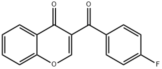 3-(4-fluorobenzoyl)-4H-chromen-4-one Structure