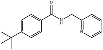 4-tert-butyl-N-(2-pyridinylmethyl)benzamide Struktur