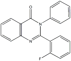 2-(2-fluorophenyl)-3-phenyl-4(3H)-quinazolinone Structure