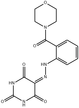 314758-84-4 2,4,5,6(1H,3H)-pyrimidinetetrone 5-{[2-(4-morpholinylcarbonyl)phenyl]hydrazone}