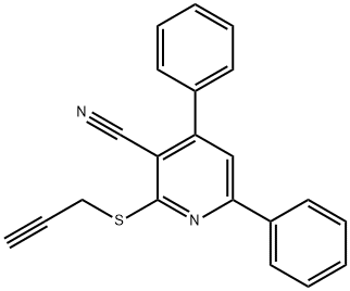 314764-04-0 4,6-diphenyl-2-(2-propynylsulfanyl)nicotinonitrile