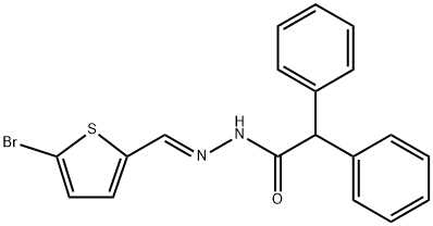 314765-24-7 N'-[(5-bromo-2-thienyl)methylene]-2,2-diphenylacetohydrazide