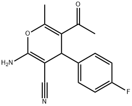 314767-33-4 5-acetyl-2-amino-4-(4-fluorophenyl)-6-methyl-4H-pyran-3-carbonitrile