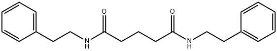 N~1~,N~5~-bis(2-phenylethyl)pentanediamide,314767-46-9,结构式