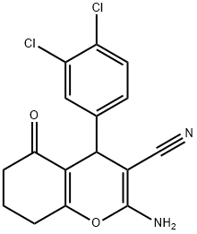 315245-05-7 2-amino-4-(3,4-dichlorophenyl)-5-oxo-5,6,7,8-tetrahydro-4H-chromene-3-carbonitrile