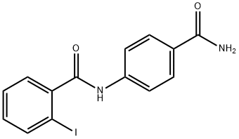 N-[4-(aminocarbonyl)phenyl]-2-iodobenzamide Structure