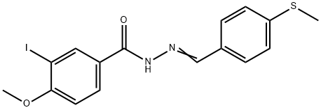 3-iodo-4-methoxy-N'-[4-(methylsulfanyl)benzylidene]benzohydrazide|