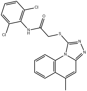 315676-51-8 N-(2,6-dichlorophenyl)-2-[(5-methyl[1,2,4]triazolo[4,3-a]quinolin-1-yl)sulfanyl]acetamide