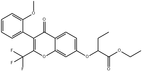 316127-18-1 ethyl 2-{[3-(2-methoxyphenyl)-4-oxo-2-(trifluoromethyl)-4H-chromen-7-yl]oxy}butanoate