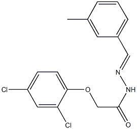 316154-22-0 2-(2,4-dichlorophenoxy)-N'-(3-methylbenzylidene)acetohydrazide