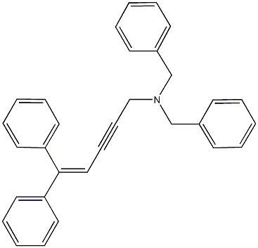 317843-10-0 N,N-dibenzyl-N-(5,5-diphenyl-4-penten-2-ynyl)amine