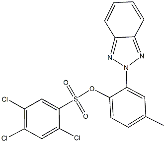 318259-25-5 2-(2H-1,2,3-benzotriazol-2-yl)-4-methylphenyl 2,4,5-trichlorobenzenesulfonate