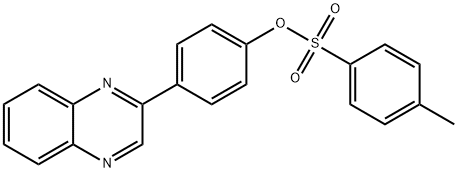 4-(2-quinoxalinyl)phenyl 4-methylbenzenesulfonate Structure