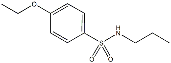 4-ethoxy-N-propylbenzenesulfonamide Struktur