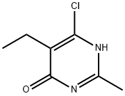 6-chloro-5-ethyl-2-methylpyrimidin-4-ol Structure