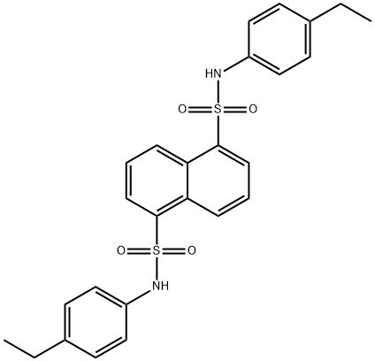 324067-62-1 N~1~,N~5~-bis(4-ethylphenyl)-1,5-naphthalenedisulfonamide
