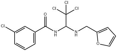 324073-74-7 3-chloro-N-{2,2,2-trichloro-1-[(2-furylmethyl)amino]ethyl}benzamide